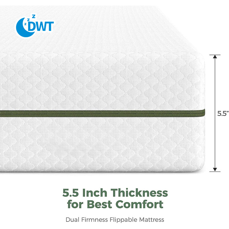 8 Inches Luxury Queen Size Visco Latex Foam Sleep Well Foam latex FR Mattress