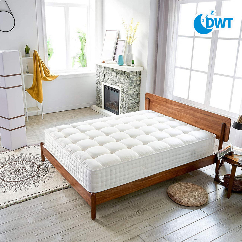 Hot Sale 12 inch High quality double king size comfort Pocket Spring Mattress hybrid with gel memory foam mattress