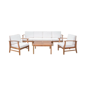 Modern Teak Sofa Set Solid Wood Furniture for Home Office Living Room or Hotel Outdoor Garden Bar Setting