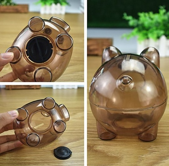 Customized Cute Small Pig Shaped Piggy Coin Bank for promotion sale