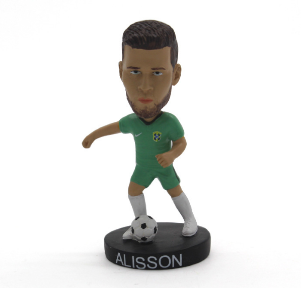 Custom plastic Football Players 3D Models Figurines topper Custom Action Figures PVC Toys football