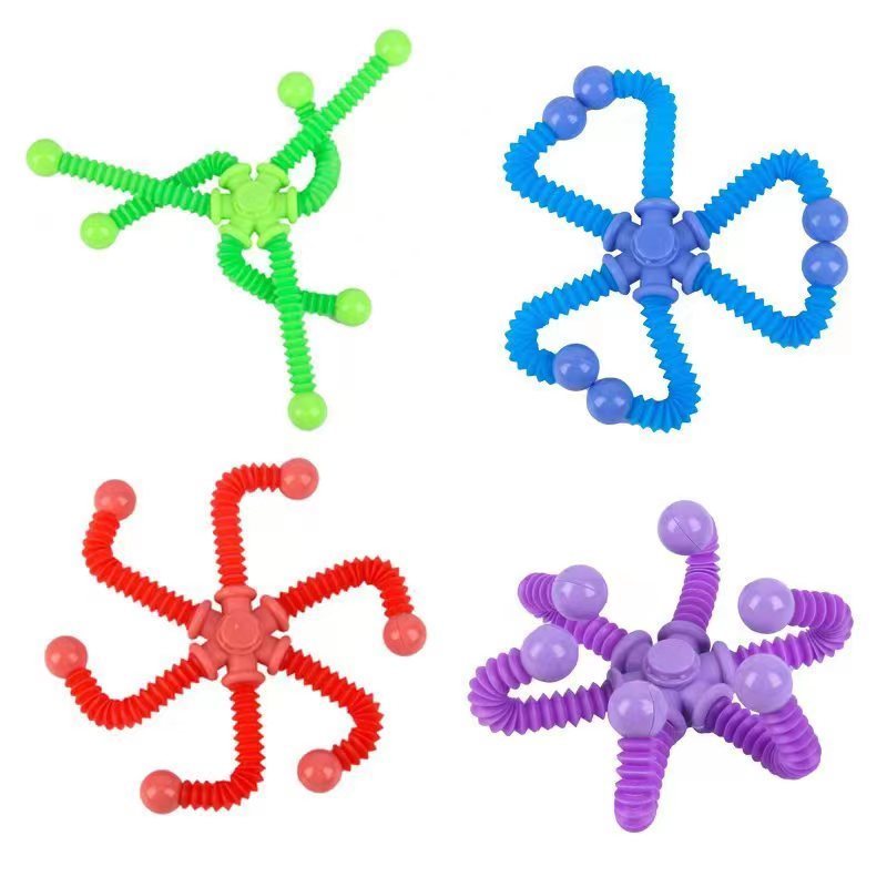 Hot Selling Creative Telescopic Tube Spinning Top Fidget Spinner Relief Stress Toy