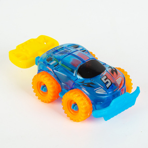 Mini Plastic Car Wind-up Small Car Happy Meal Toys Capsules Gashapon Toys Customized Factory