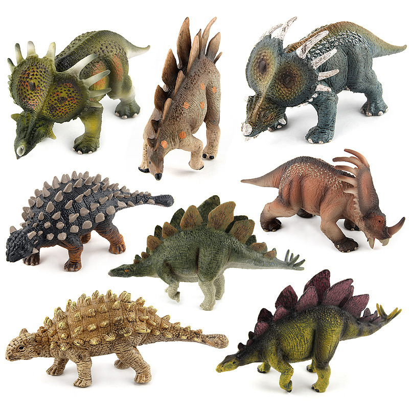 Fashion high quality soft dinosaurs toy miniature animal world dinosaurios dinosaur toys mini plastic toys