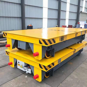 Steel manufacturing battery drive 10 Ton Electric Transfer Cart For Factory