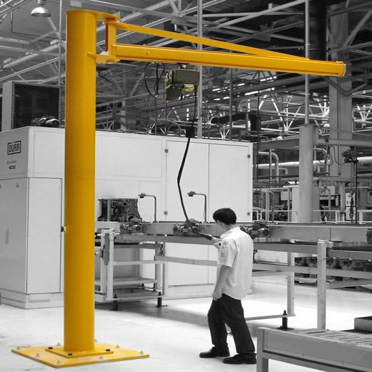 New Design Remote Control 8 Ton 10 ton pillar Jib Crane With Electric Hoist