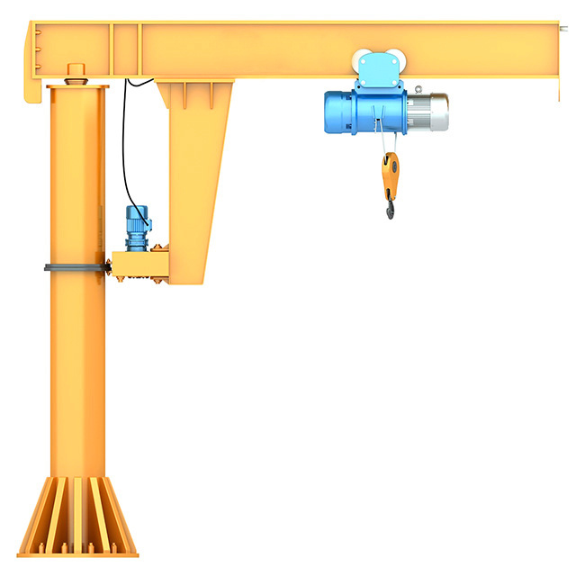 hot sale manufacture 10 ton price swing arm lift jib crane design with electric hoist