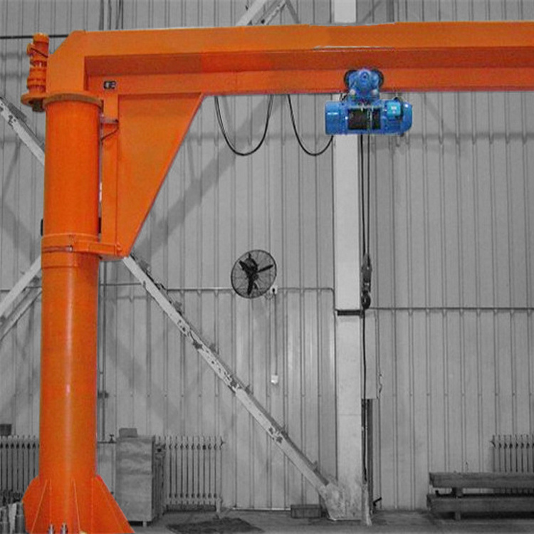 great design 360 degree rotation 2ton traveling jib wall crane