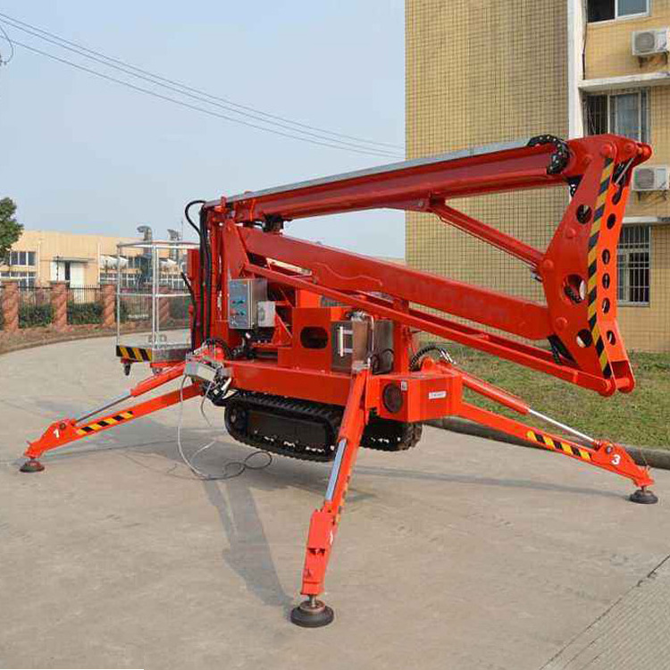 Great quality Mobile 3Tons construction lifting equipment spider crane