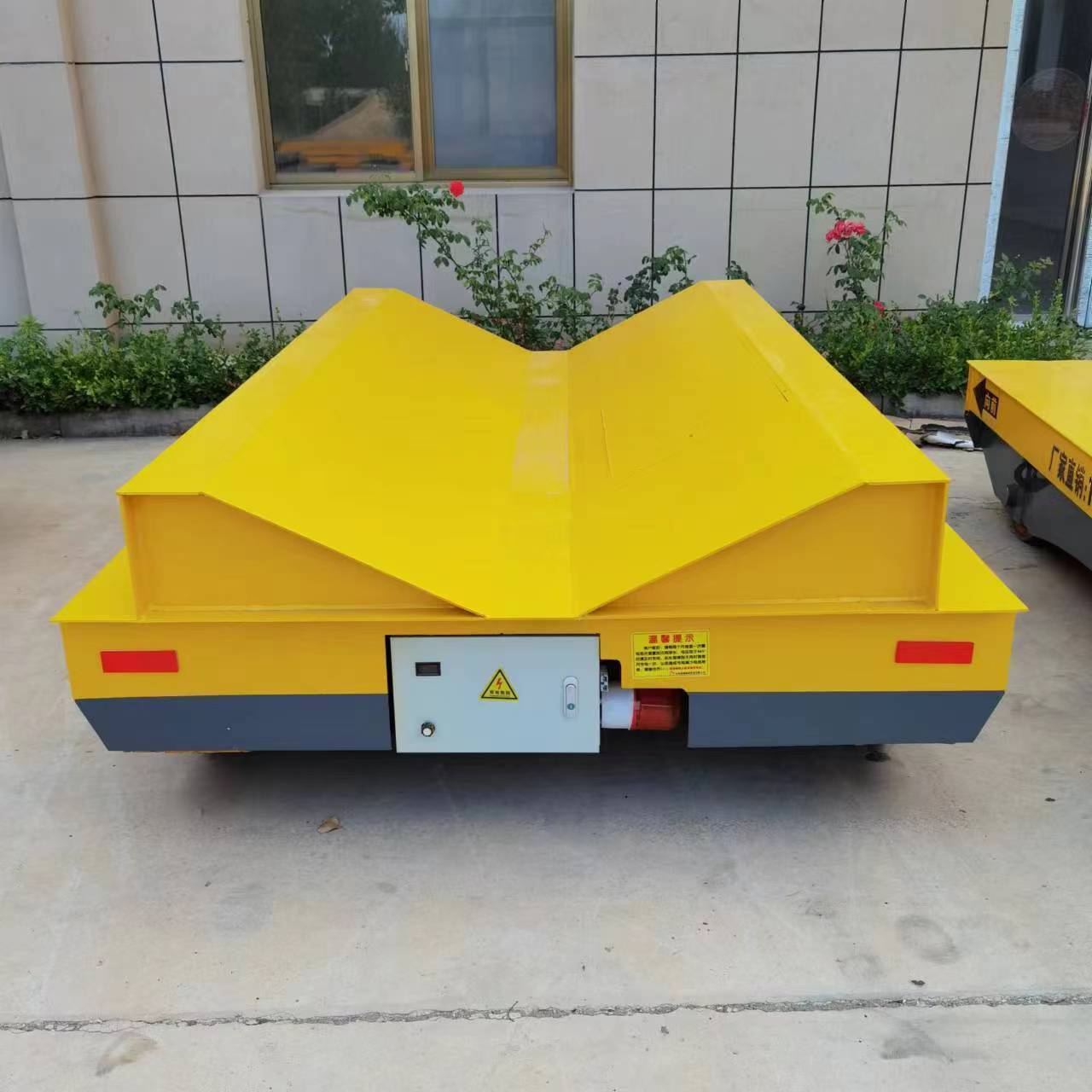 wireless control turning steerable 10 Ton Electric Rail Transfer Cart