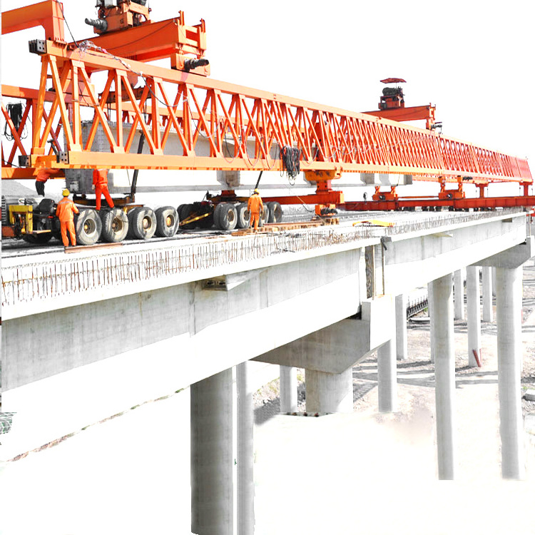 new design overhead segmental 120 ton launching gantry crane equipment manufacturer