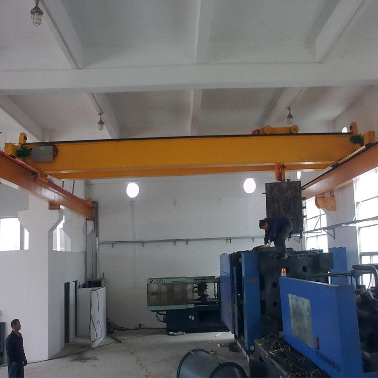 2024 new design 35t industry electric double girder overhead trolley crane manufacturer