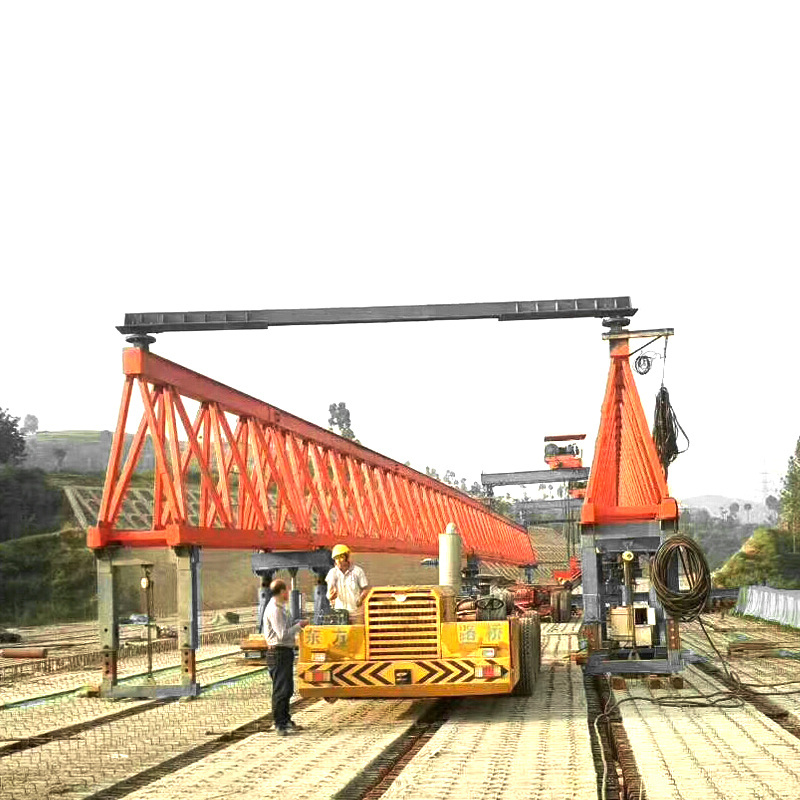 high quality truss type railway bridge erecting overhead crane segmental launching