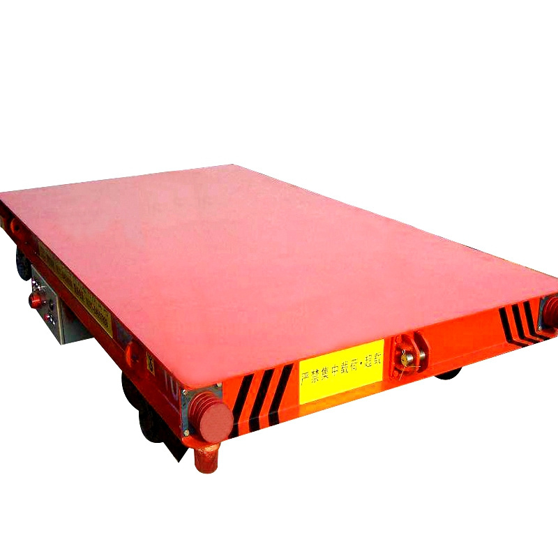 Workshop Steerable 10 ton Electric Battery Powered Rail Transfer Cart