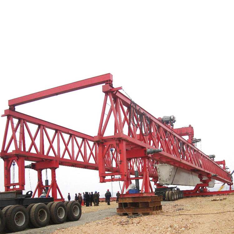 remote control highway railway launching bridge erection machine