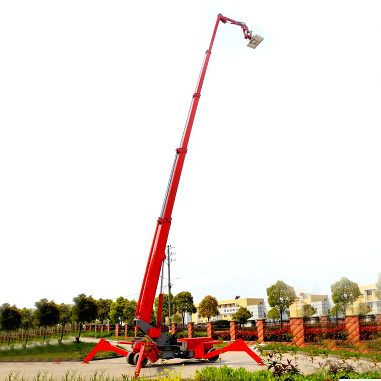 Great quality Mobile 3Tons construction lifting equipment spider crane