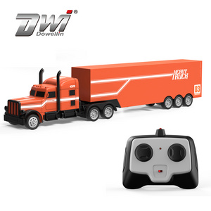 DWI RC Container Truck with 1/16 2.4G 4channeal 2WD  New Item Radio Control Tractor trailer