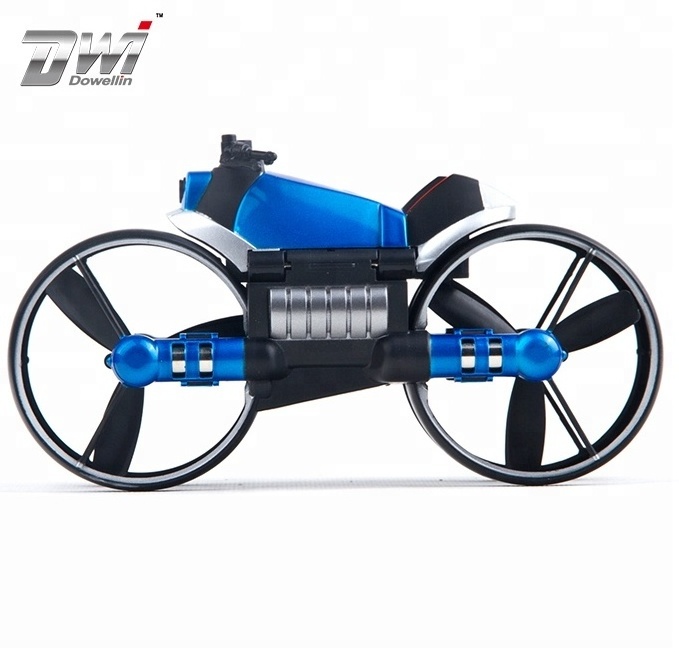 DWI Dowellin wifi real-time transmission drone motorcycle flying rc car with camera