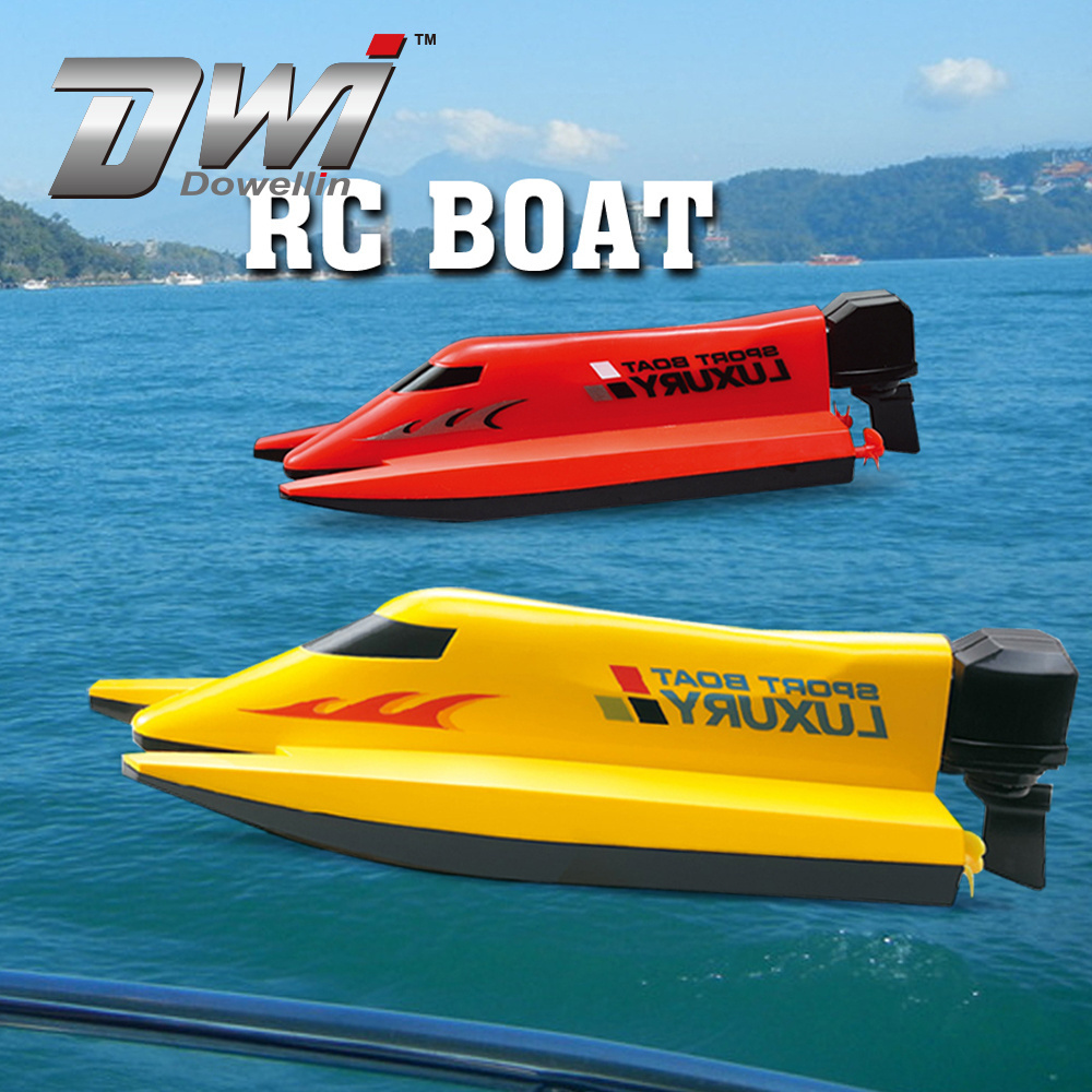 DWI Dowellin High quality Toy Luxury F1 RC Boat with 2 Colors