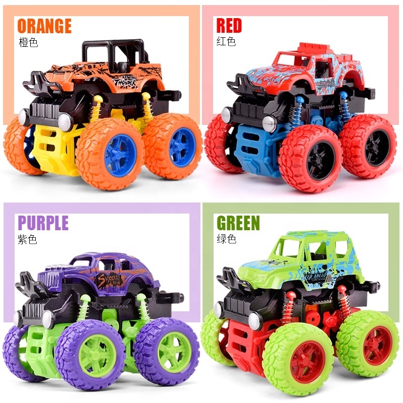 Monster Trucks Toys Friction Power Mini Push and Go Car Truck Jam Play set for kids