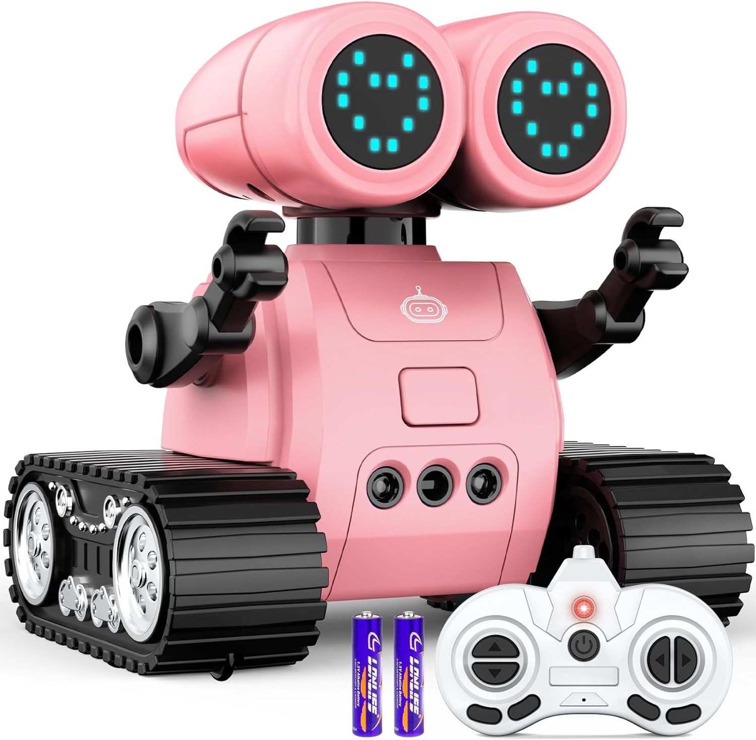 DWI  Robot with Walkie-Talkie Function, Gesture Sensing, Flexible Head & Arms,Programming Motion,Dance Moves Multi-Mode LED Eye,