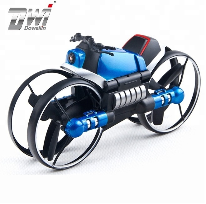 DWI Dowellin wifi real-time transmission drone motorcycle flying rc car with camera