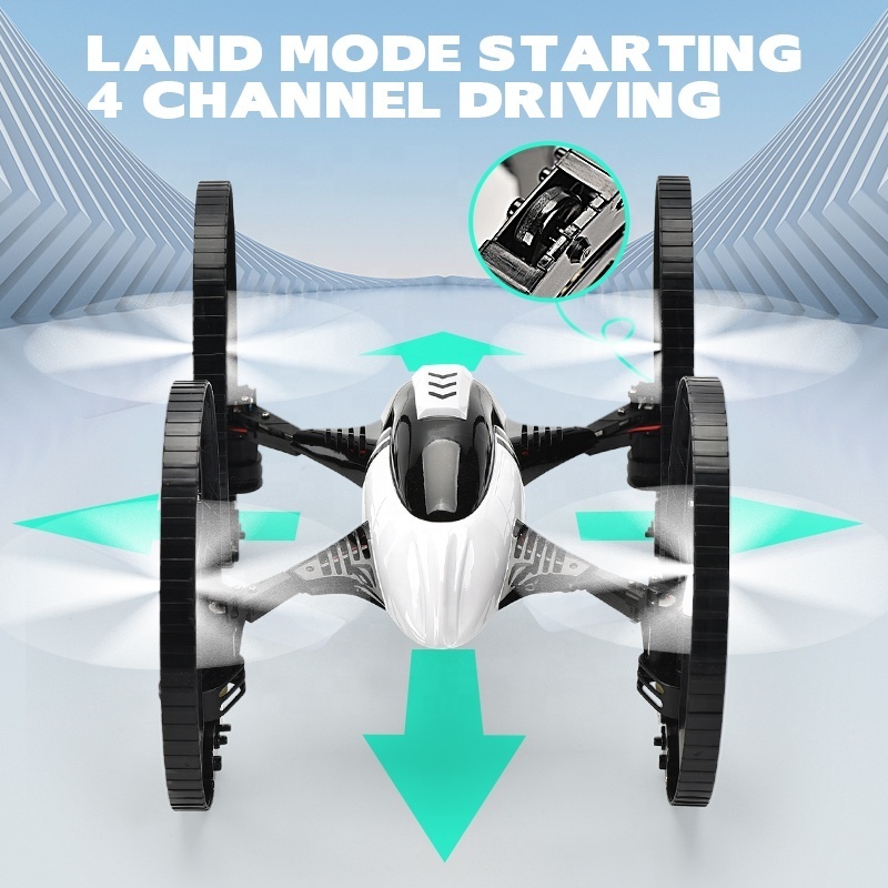 2 in1 Dron Air-Ground Flying Car 2.4G Dual Mode Racing Mini Drone Professional RC Amphibious Car Quadcopter Drones Children Toy