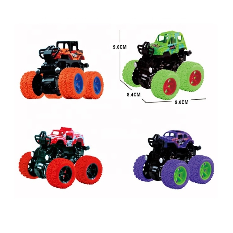 Monster Trucks Toys Friction Power Mini Push and Go Car Truck Jam Play set for kids