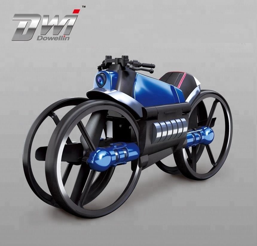 DWI Dowellin wifi real-time transmission drone motorcycle flying rc car with camera