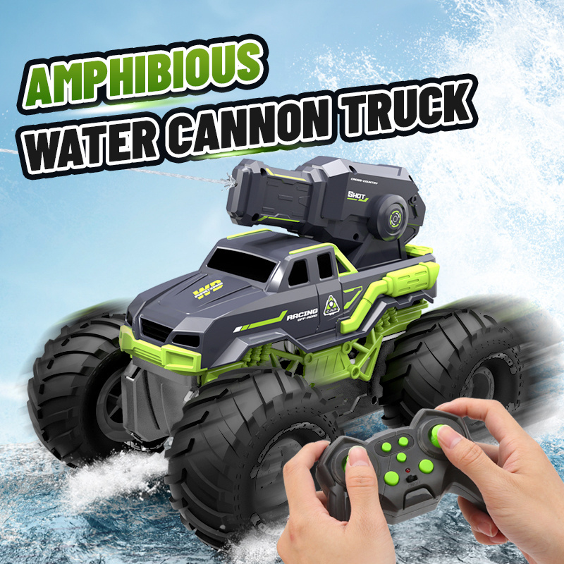 Dwi Dowellin 4WD Amphibious Remote Control Car shooting water for Water or Land Play