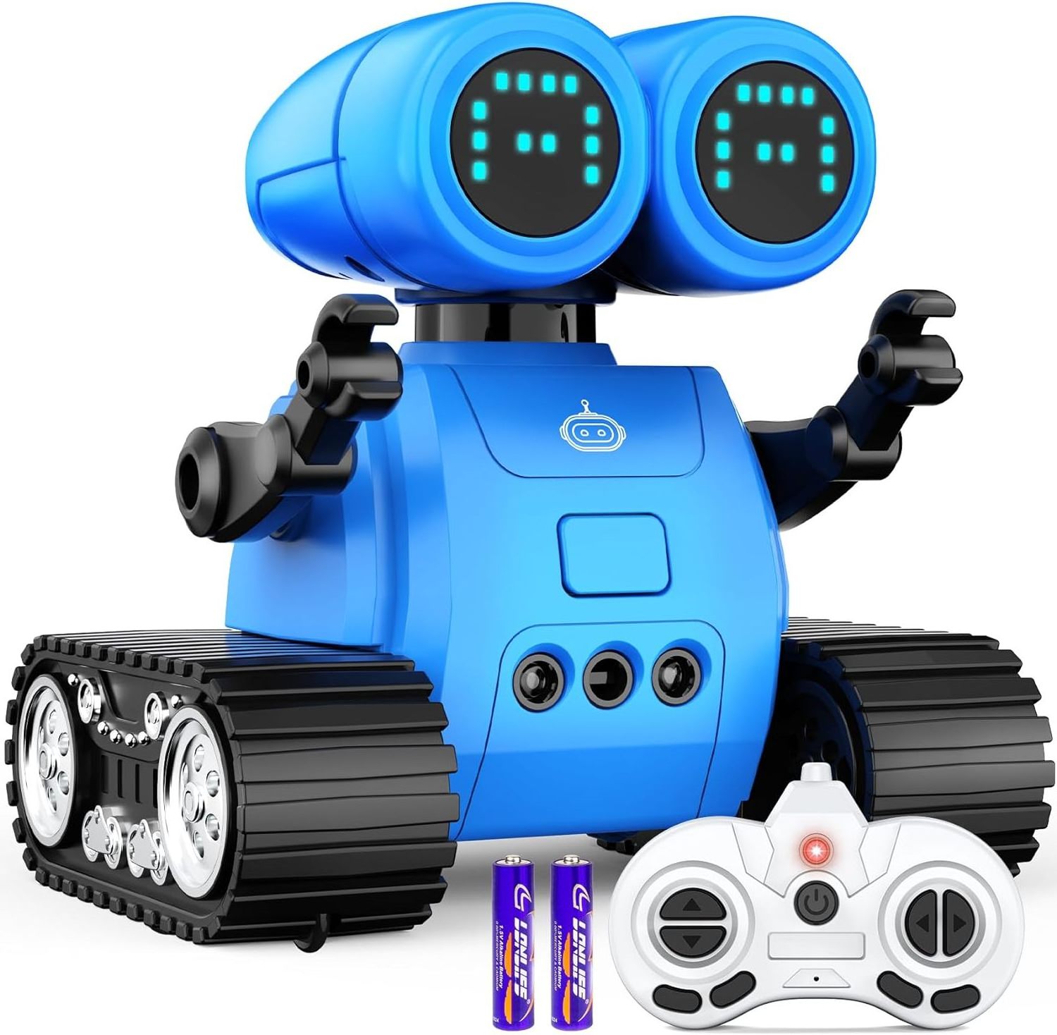 DWI  Robot with Walkie-Talkie Function, Gesture Sensing, Flexible Head & Arms,Programming Motion,Dance Moves Multi-Mode LED Eye,