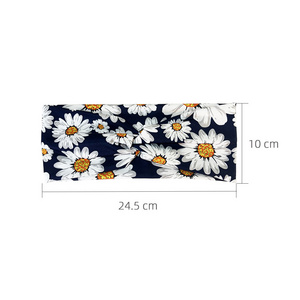 Printed headbands sports sweat-absorbing elastic headbands cross-border headbands