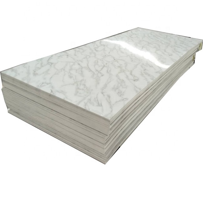 High quality PVC UV Marble Sheet UV Plate for wall decoration