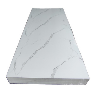 Wholesale Customized Size Glossy Plastic Cast Marble Pattern Effect Acrylic Sheet PVC Marble Sheet