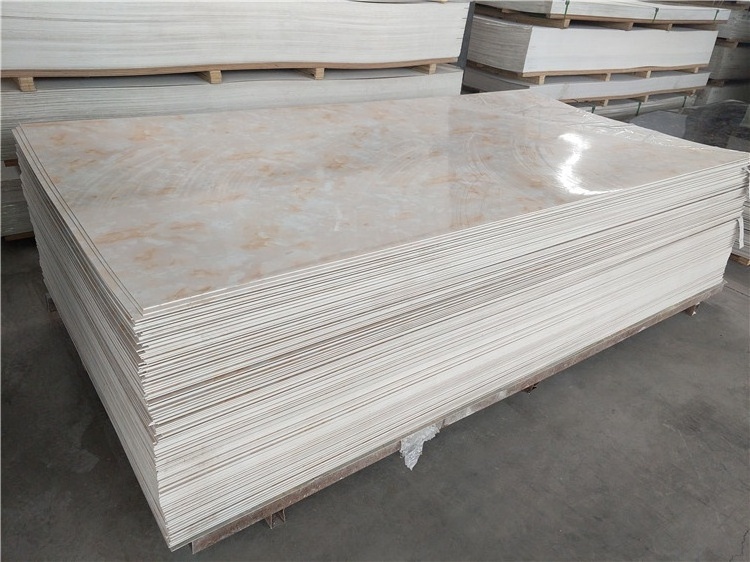 High quality PVC UV Marble Sheet UV Plate for wall decoration