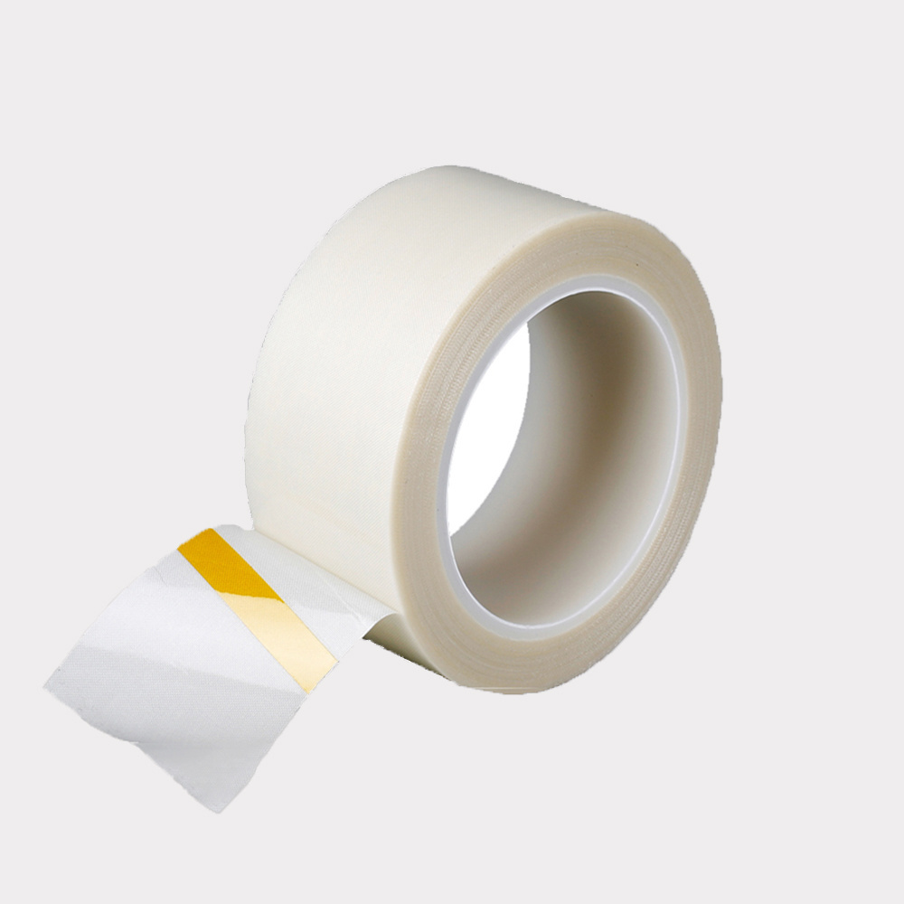 Heat insulation fiberglass transformer tape White Fiber Glass Cloth Silicone Adhesive Tape