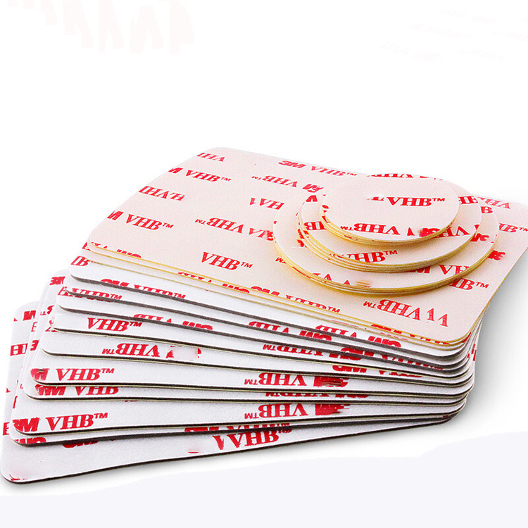 Repositionable Adhesive Mounting Tape Stickers - Round and Square Double Sided Tape PE Foam Tape