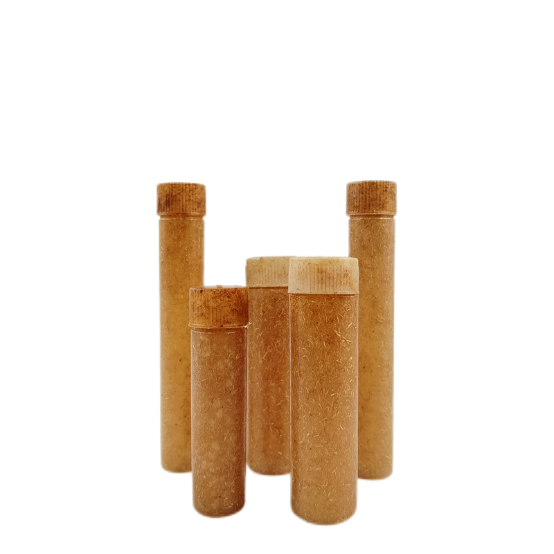 Biodegradable Material Smoking Accessories  Tobacco Packaging Plastic Tubes For Cartridges