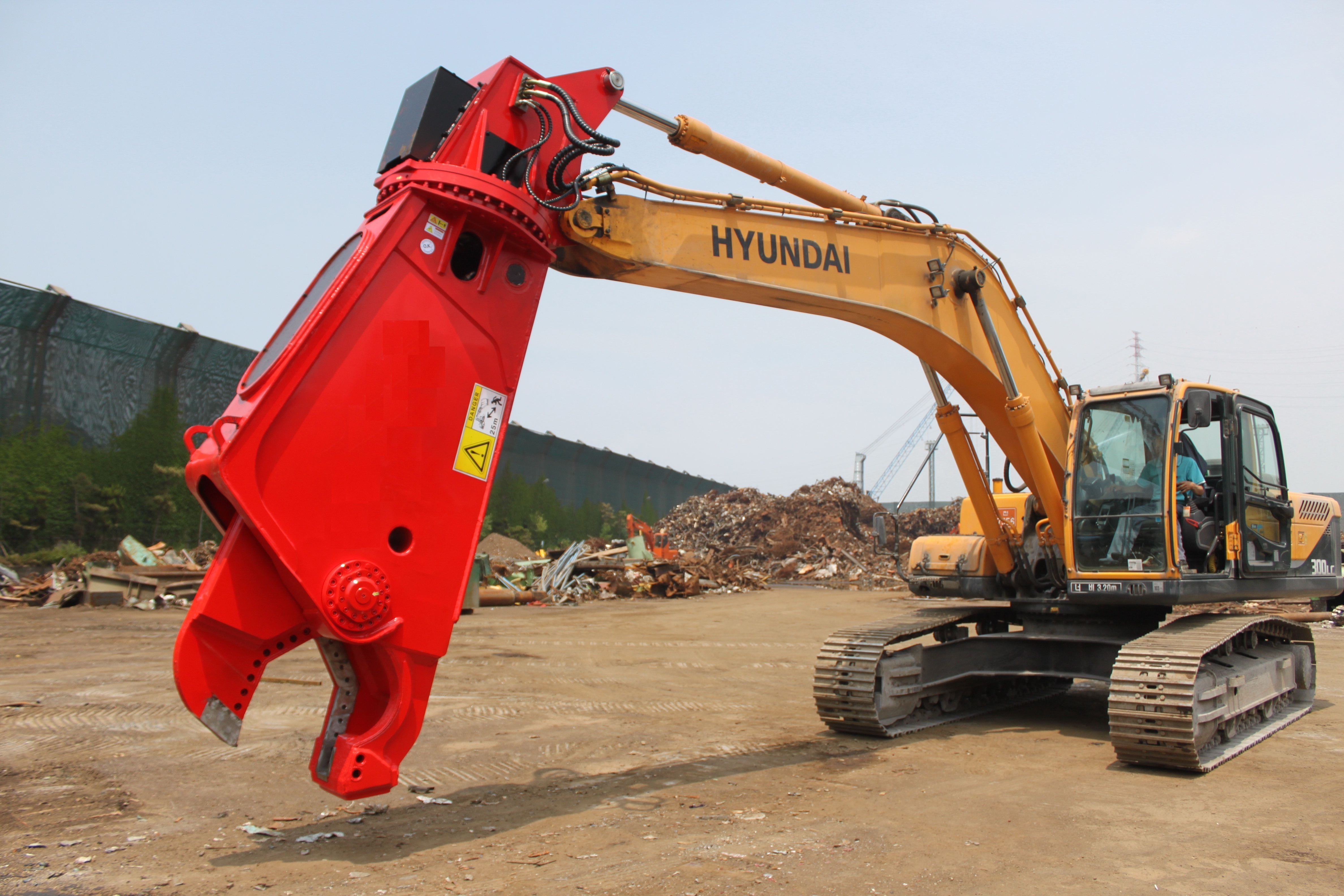 DOWIN high quality demolition shear for excavator attachment made in Korea hydraulic shears for excavators hydraulic shear