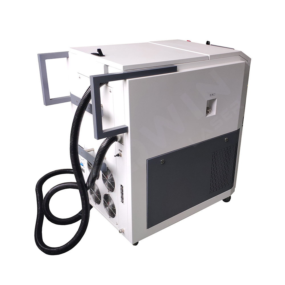 100w 200w fiber laser oil dust Grease Oxidized Surface cleaning metal cnc machine laser rust removal gun