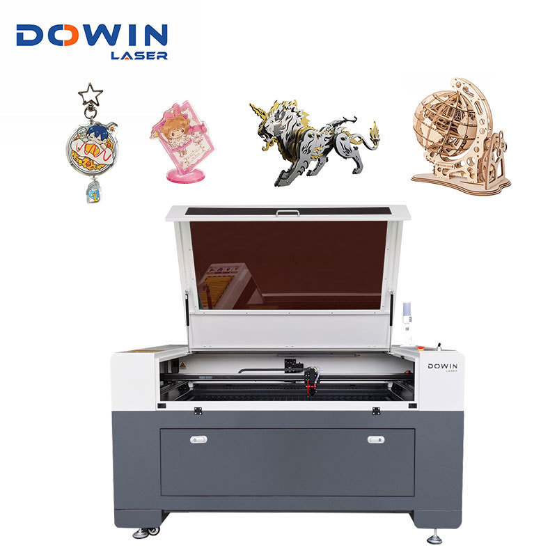 150W Double Head CO2 Laser Cutting and Engraving Machine Durable for Acrylic MDF Glass with 3D Feature for Retail Industries