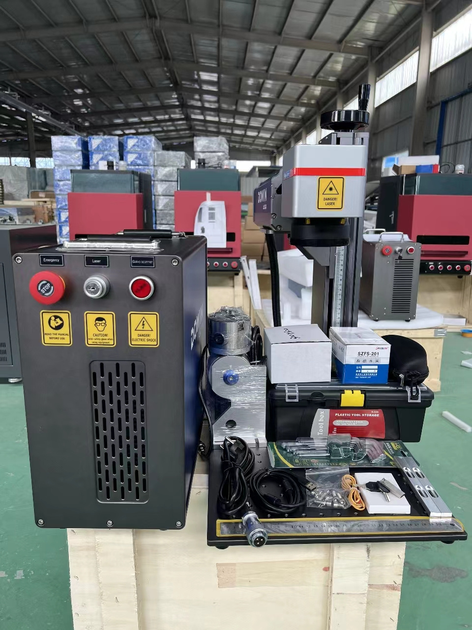 Portable Small Fiber Laser 20w 30w 50w Raycus Jpt Desktop Fiber Laser Marking Machine For Sale.