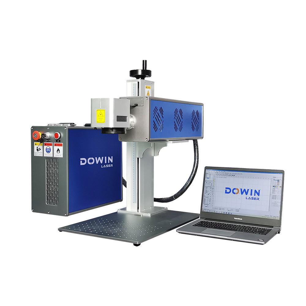 Best selling DAVI 30w co2 laser marking machine plastic paper leather printing laser machine for logo photo picture