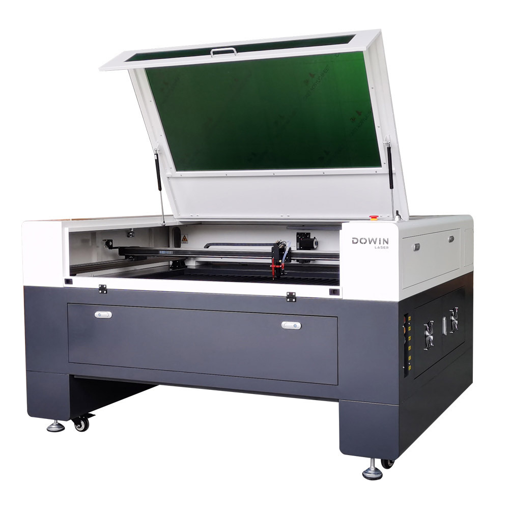 Industry laser equipment RECI 150W 180W CO2 laser engraving ABS double color sheet 1390 6090 ABS plastic laser cutting machine