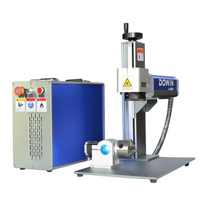 Industrial 100W Fiber Laser Marking Machine JPT MOPA M8 EzCad Control Software for Deep Marking Stainless Steel Copper Brass