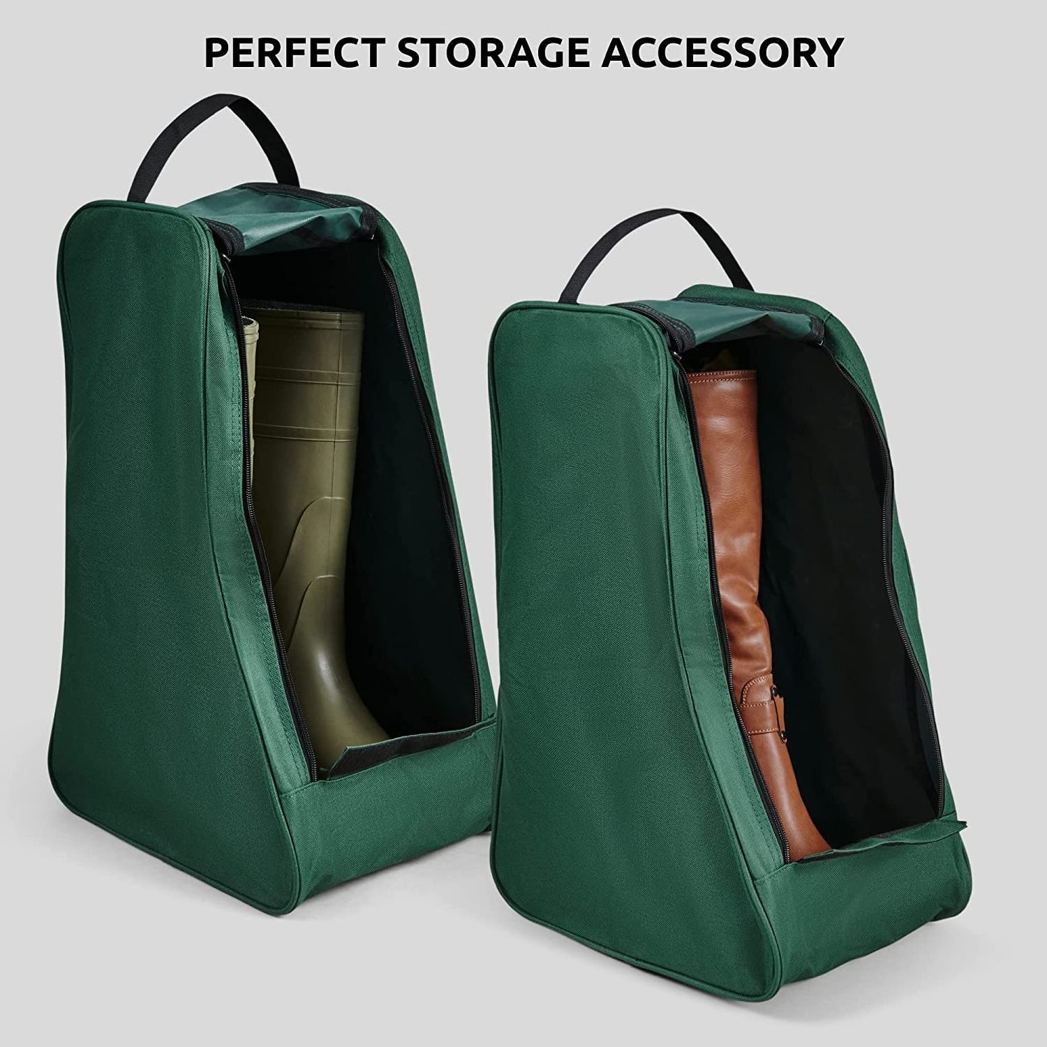 Water Resistant Storage Carry Case Tall Boot Bag for Travel Equestrian Ski Boot Bag