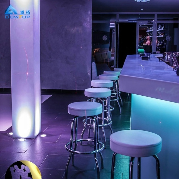 Modern bar furniture design LED lighting night club cocktail beer drinking bar counter