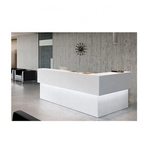 hot sale Acrylic LED Hotel/hospital/beauty Reception Counter Cashier Desk