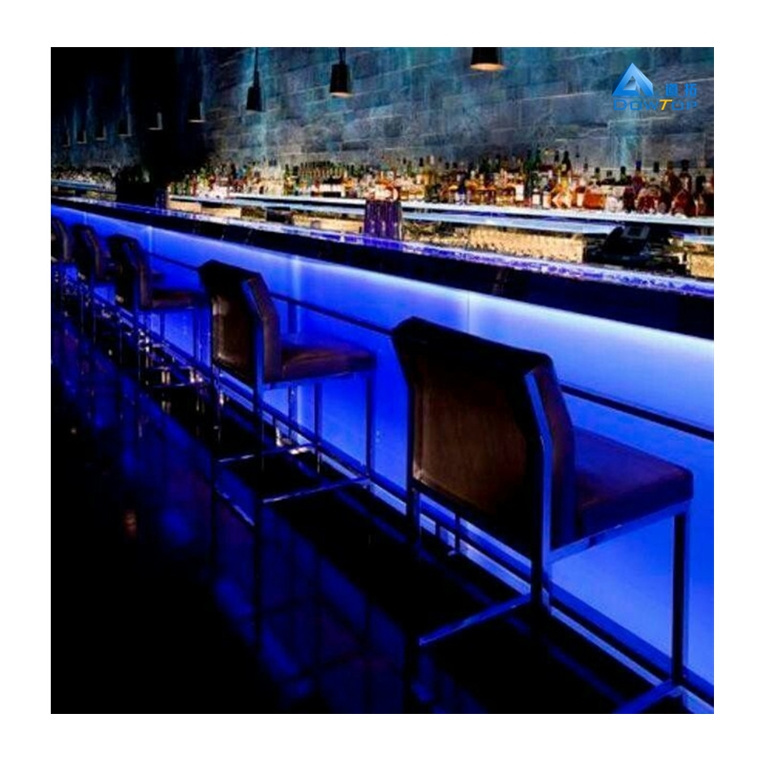 Modern bar furniture design LED lighting night club cocktail beer drinking bar counter