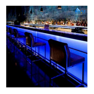 Modern bar furniture design LED lighting night club cocktail beer drinking bar counter